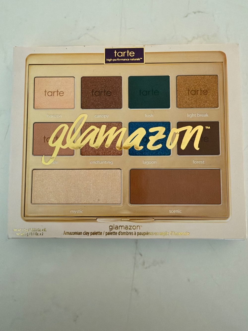 Tarte Glamazon Amazonian Clay Eyeshadow Palette NIB